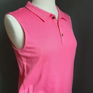 Pink Top Women's Pappagallo Sleeveless Collared